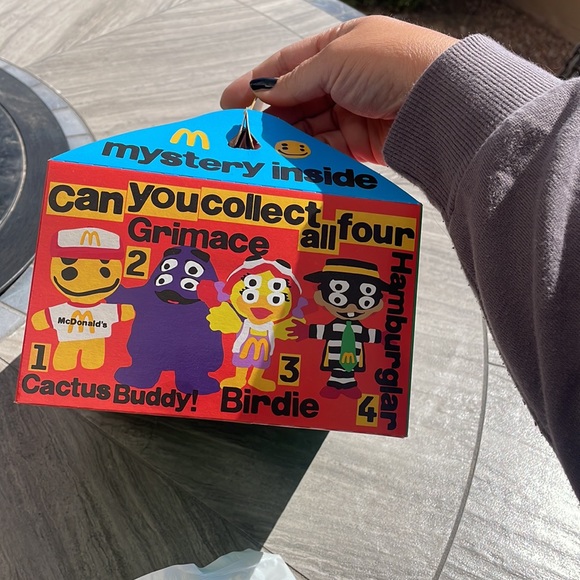 Cactus Plant Flea Market McDonalds Adult Happy Meal Box & Mystery Toy! Surprise! - Picture 9 of 13